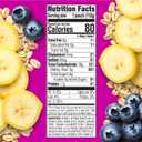 HAPPYTOT Organics Oatmilk Pudding, Dairy-Free, Stage 4 Toddler Snack, Oatmilk, Bananas & Blueberries, 4 Ounce Pouch, Pack of 16 (EXP 03/31/26)