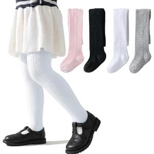 Baby Girls Tights Thick Cable Knit Tight Solid Footed Winter Warm Leggings