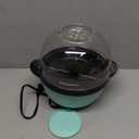 Elite Gourmet EPM145M 18-cup Hot Oil Stirring Popcorn Popper w/Measuring Cap & Reversible Serving Bowl & Butter Melting Tray, Great for Parties, Movie Night, Anytime Snack, Safety ETL Approved, Mint