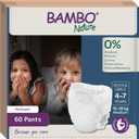 Bambo Nature Premium Dreamy Night Pants, Pull Up Pants, Eco-Labeled Night Time Diapers, Secure, Comfortable, Skin Friendly : Children Aged 4-7 Years, 60 Count