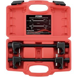 ATPEAM Macpherson Strut Spring Compressor 2pc Heavy Duty Coil Spring Compressor Strut Remover Installer Tool, 7/8in Socket 1/2in Drive