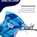 MICOOYO Belly Bands for Male Dogs, 3 Pack Reusable Dog Diapers Male for Puppy Doggie, Washable Male Dog Wraps (L, Rainforest)