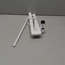 Desk Lamp with Clamp, with 5V 2A Adapter, LED Desk Lamp with Dual Head, 50 Light Modes, Computer Monitor Flexible Neck Lamp, Eye Protection Desk Lamps for Study, Office, Crafts, Draw(White)