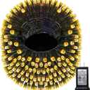 393 FT Christmas Lights 1000 LED Xmas Lights Outdoor Christams String Lights Waterproof 8 Modes & Timer, Fairy Lights Plug in for Weeding, Patio, Party, Holiday,Christmas Decor(Warm White)