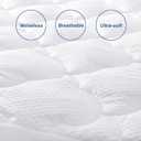 Queen Mattress Pad Thick Quilted Mattress Topper, Air Mattress Cover, Super Soft Breathable and Noiseless Down Alternative Fiber Extra Thick Mattress Pad with Deep Pocket Fits up to 23 Inch Mattress