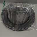 ELEGANT DISPOSABLES 13'' Black Party Chargers Large Plates & Platters Great for Elegant Party's Weddings Tableware Great for Serving dish Black, Pac of 6