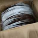 MAONAME 50 PC Charger Plates Bulk, 13" Brown Charger for Dinner Plates, Farmhouse Faux Wood Plate Chargers, Plastic Table Chargers for Weddings, Party