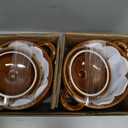 LE TAUCI French Onion Soup Bowls with Lid, 22 Oz French Onion Soup Crocks Oven Safe Ceramic Soup Bowls with Handles for Soup, Chili, Beef Stew, Cereal, Pot Pies, Set of 4