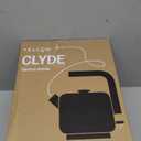 Fellow Electric Clyde Kettle - 1.5 Liter Capacity - Modern Twist On Stovetop Design, All-Purpose, Stainless Steel - Warm Water for Ramen, Oatmeal, Tea, Coffee & more - Large Capacity (Matte Black)