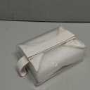 RAWILL 1PC Clear Toiletry Bag with Magnetic Closure, Toiletry Bags for Traveling Women,Small Makeup Pouch for Airplane, Vacation, Camping.