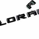 Overlay Emblem 3D Letter Side Door Rear Tailgate Badge Nameplate Compatible for 2023-2024 Colorado Set of 3Pcs (Glossy Black)