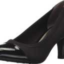 LifeStride Women's Parigi Stretch Pump (8 Wide, Black)