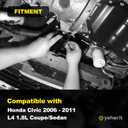 (Genuine OE Quality) Engine Motor Mount Compatible with Honda Civic 1.8L 2006-2011 Auto Transmission Motor Mount Replace A4530 A4534 A4543 A4546