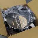 Carbon Steel Wok Pan, 11" Woks & Stir-Fry Pans with Glass Lid Cookwares, Nonstick Wok Flat Bottom Small Handmade Chinese Wok For for All Stoves