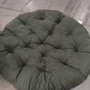 Blazing Needles,Polyester Microsuede Papasan Cushion, 1 Count (Pack of 1), Sage Green