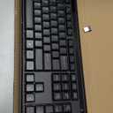 Amazon Basics Modern Wireless Keyboard with Numeric Keypad, Compact US Layout (QWERTY), 2.4GHz, Black