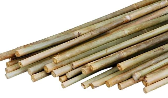 Bamboo Stakes for Plants 4.0 feet, 50 Pieces Bamboo Poles Eco-Friendly, Plant Stakes for Tomato, Bean, Flowers,Trees Potted and Climbing Plant,Natural Garden Stakes