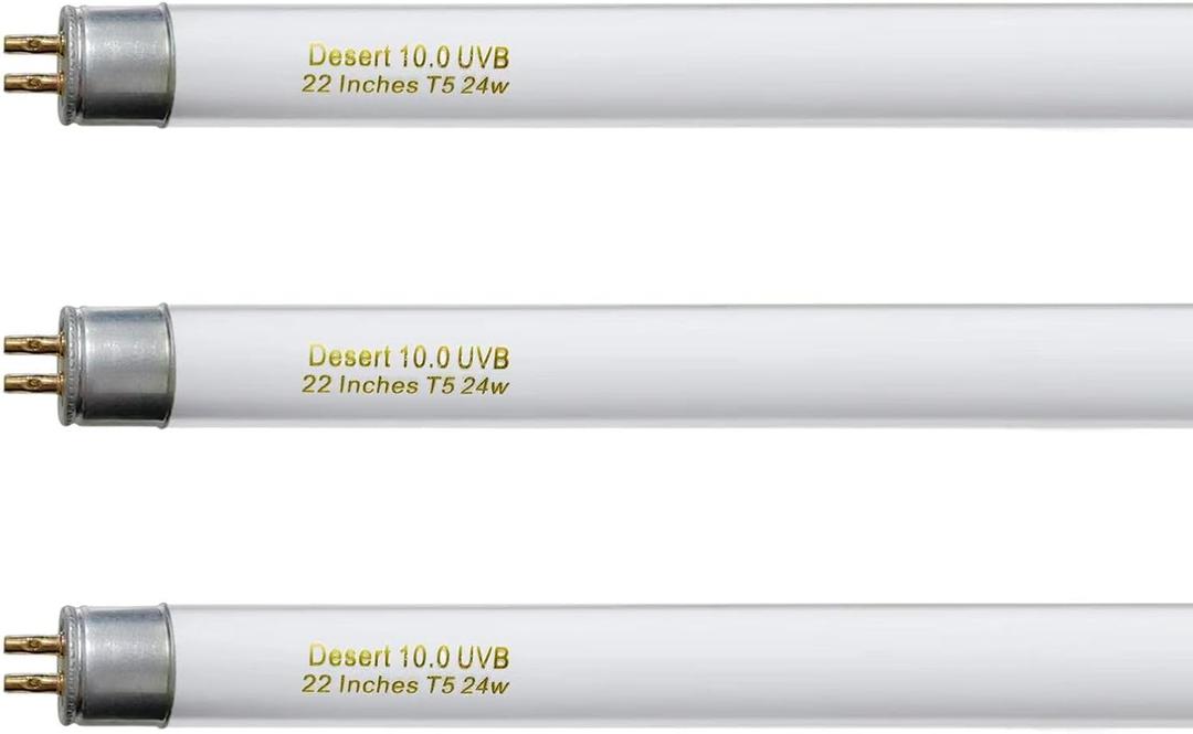 Celiwace T5 10.0 UVB Reptile Light Bulb 22 inch, Desert Reptile UVB Bulb 24W, for Lizards, Bearded Dragons, Chameleons