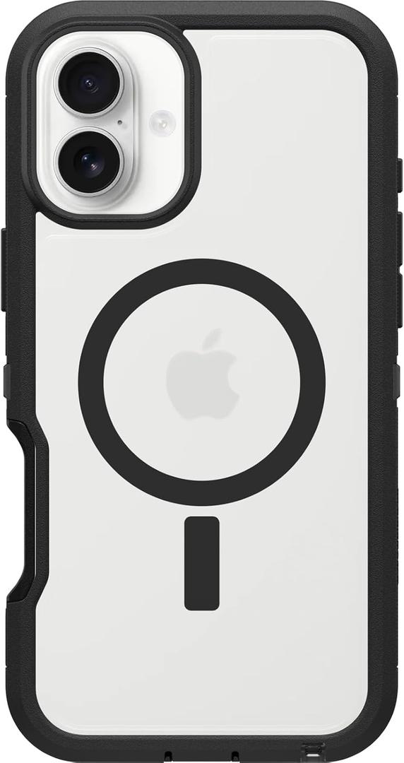OtterBox iPhone 16 Plus Defender Series XT Clear Case - Dark Side (Single unit ships in polybag)