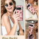 Petitian for Google Pixel 8Pro Case with Wallet - Women Girls Cute Girly Aesthetic Unique Design Leather Credit Card Holder Cardholder Stand Wristband for Pixel 8Pro, Strawberry