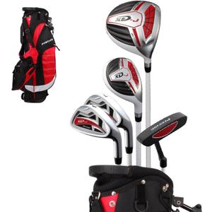 Precise XDJ - Junior Complete Golf Club Set - Red Ages 6-8, Left Hand