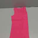 GEMBERA Womens Scoop Neck Sleeveless Racerback Ribbed Knit Slim Fitted Basic Tank Top Shirt (Medium, Hot Pink)