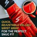 Stinger Sports Traditional Short Cuff Batting Gloves (Sting Squad and Color Crush) - Baseball and Softball Gloves for Adult & Youth - Ultra Soft, Durable, Breathable, Sheepskin Leather (Navy)