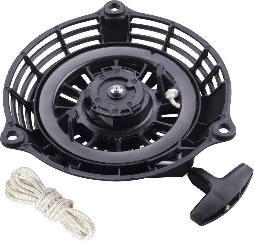 Gashwer Lawn Mower Recoil Starter Pull Start Compatible with Honda GC 130/160 GCV 130/160 4hp 5hp 6hp 6.5hp EN2000 Hru19 GC135 GC160 Parts Generator Engine Motor Replace 28400-Zl8-023ZA Black