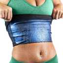 Waist Trimmer for Women, Waist Trainer Sauna Belt, Neoprene-free Waist Cincher,Sauna Slimming Belt Suit Workout (XX-Large-3X-Large, Blue)