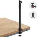 SmallRig Camera Desk Mount Table Stand, Adjustable Light Stand 15"-35", Tabletop C Clamp for DSLR Camera, Ring Light, Live Streaming, Photo Video Shooting