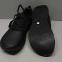 WHITIN Men's Restaurant or Food Service Shoes Male Slip Resistant Wide Toe Box Work Sneaker Size 11 Waterproof Zero Drop Walking Kitchen Zapato de Trabajo para Hombre Black 45