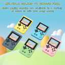 Retro Game Console, Built-in 400 Classic Retro Gaming Console, 1020mAh Rechargeable Battery, 3.0 Inch IPS Screen Retro Handheld Game Console, Portable Arcade Video Gaming Console (Gray)