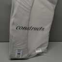 Constructs Zero Pressure Memory Foam Cervical Neck Pillow of Sleeping: TechAdvanced, UltraComfy, Hygienic & Stylish, Soft Washable Design for Neck Support & Quality Sleep Boost (White + Gray)