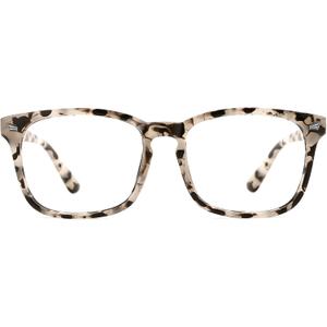 TIJN Blue Light Blocking Glasses for Women Men Clear Frame Square Nerd Eyeglasses Anti Blue Ray Computer Screen Glasses ((05)-marble)