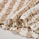 Womens Casual Sexy Halter Sleeveless Sundresses Bubble Textured Backless Prom Cocktail Maxi Dresses (Large, Brown)