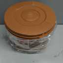 Premium Kimchi, Sauerkraut Container Probiotic Fermentation with Inner Vacuum Lid Round (0.4 gal/ 1.5L)