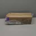 Tioncy 24 Pcs Valentines Day Single Wine Bottle Gift Bag Bulk Wedding Champagne Boxes with Clear Window Handles Reusable Holiday New Year Party Favor (Purple)