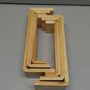 2 Sets, 6 PCS Total, Wood Risers Display Stand, Cupcake Dessert Cake Stand, Wooden Cologne Perfume Stands, Wood Riser for Kitchen Counter, Vendor Booth Display Items, Size: 9.4in, 10.6in, 11.8in (Natural Color)