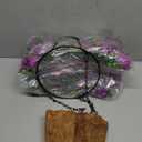 Artificial Hanging Flowers for Outdoors with Basket,UV Resistant Realistic Faux Hanging Plants Outdoor Artificial Flowers for Outdoors Basket for Yard Porch Patio Garden Home Decor,12 Bundles Mix (Purple+fuchsia)