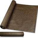 Windscreen4less 8'x15' Sun Shade Fabric Roll Shade Cloth Cover Wind Screen UV Block for Outdoor Pergola Patio Backyard Garden Greenhouse, Brown