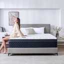 Twin Mattress, 10 Inch Twin Size Mattress in a Box, Medium Firm Hybrid Mattresses with Pocket Springs and Memory Foam, Strong Edge Support, Motion Isolation & Pressure Relief
