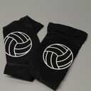 Minatee Volleyball Arm Sleeves Passing Hitting Forearm Sleeves with Protection Pads and Thumb Hole (12 Inch)