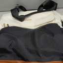 LOVEVOOK 18 Inch Laptop Backpack for Women, Large Capacity Travel Backpack with Organizer Bag, Waterproof Carry on Backpack Purse Work Bag with USB Port for College Teacher Nurse, 2PCS (Beige - Black)