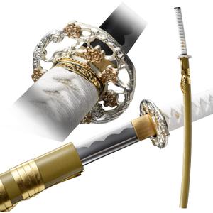 OYZ Katana Sword,Handmade 1060 High Carbon Steel Real Steel Samurai Swords,Mdemon Slayer Sword,Real Katana Samurai Swords Full Tang for Home Protection Collection and Gift