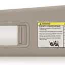 TadaMark Left Driver Side Sun Visor Fit for Toyota Highlander 2008 2009 2010 2011 2012 2013 Beige with Light Replace # 74320-48500-B0