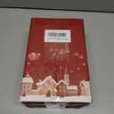 2 x Artscope Christmas Tree Snowman Throw Pillow Covers 18x18 Inch Set of 4, Let It Snow Holly Jolly Winter Hoilday Christmas Decoration Pillow Cases for Home Sofa Couch Decor-Blue