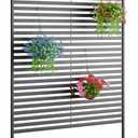 Outdoor Privacy Screens Freestanding, 72" H48" W Metal Privacy Fence Screen for Outside, Rustproof Privacy Panels Privacy Wall, Decorative Fences for Patio, Deck, Lawn Garden, Backyard