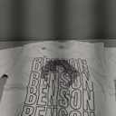 Benson First Name T With Glasses Personalized Vintage Tee T-Shirt, White, Large 