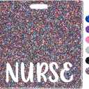 Plifal Nurse Badge Buddy Card Holder Nurse Nursing Accessories Glitter Colorful Horizontal ID Name Identification Tags Hospital Work
