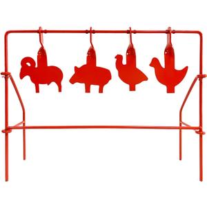 Atflbox BB Gun Target Animal Silhouette Heavy Metal Spinning Pellet Airsoft Shooting Target for Outdoor, Rated for .177 .20 Caliber